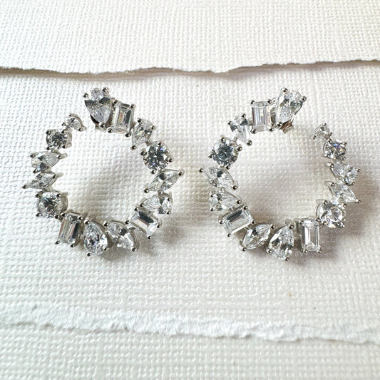 Multi Shape Round Earrings