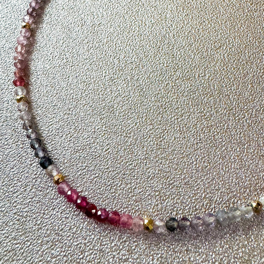 Multicolor spinel Necklace