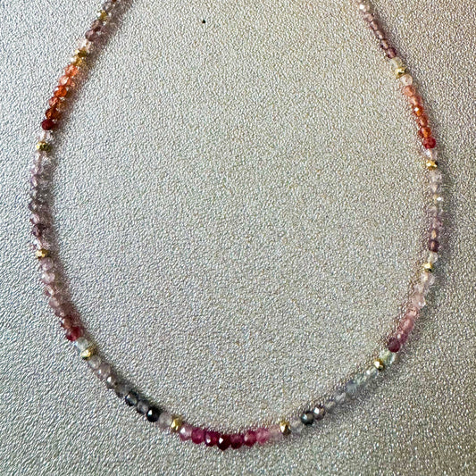 Multicolor spinel Necklace