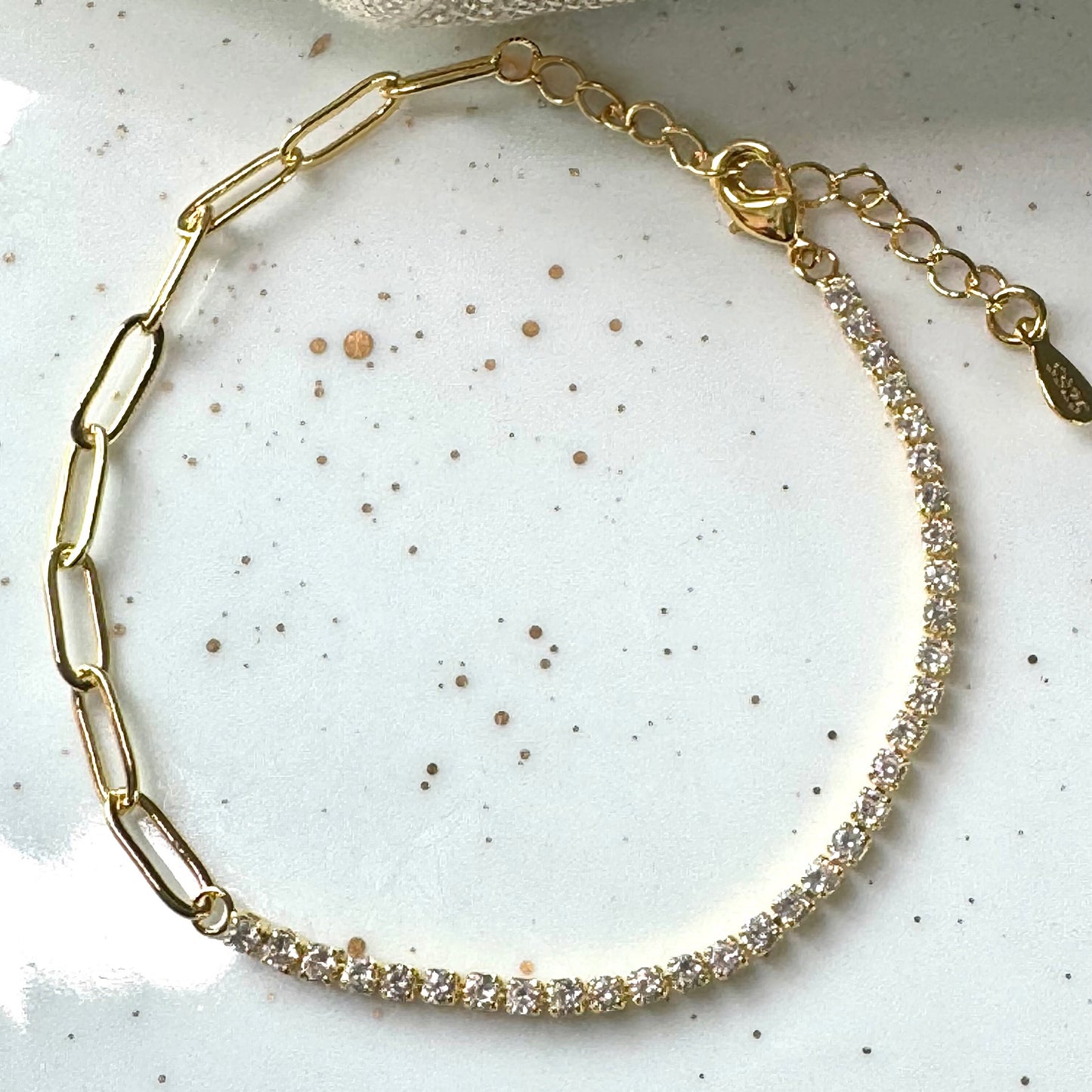 Half Tennis Bracelet