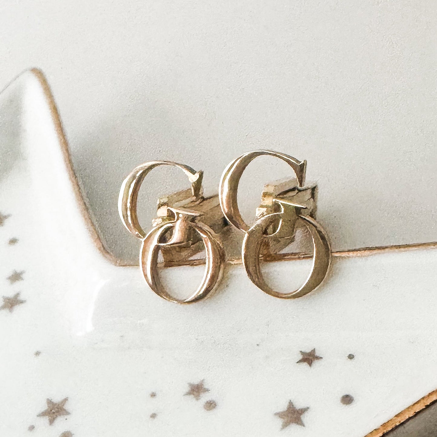 Gemelos con inicial personalizada