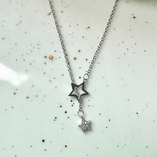 Two Star Necklace