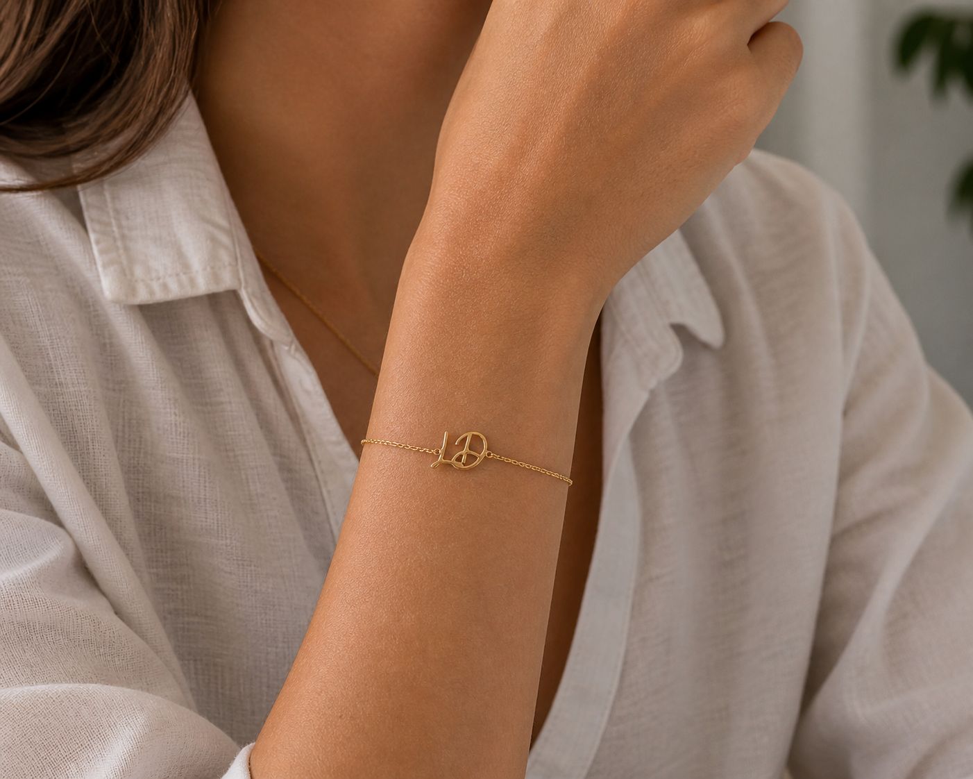 Two Initial Bracelet