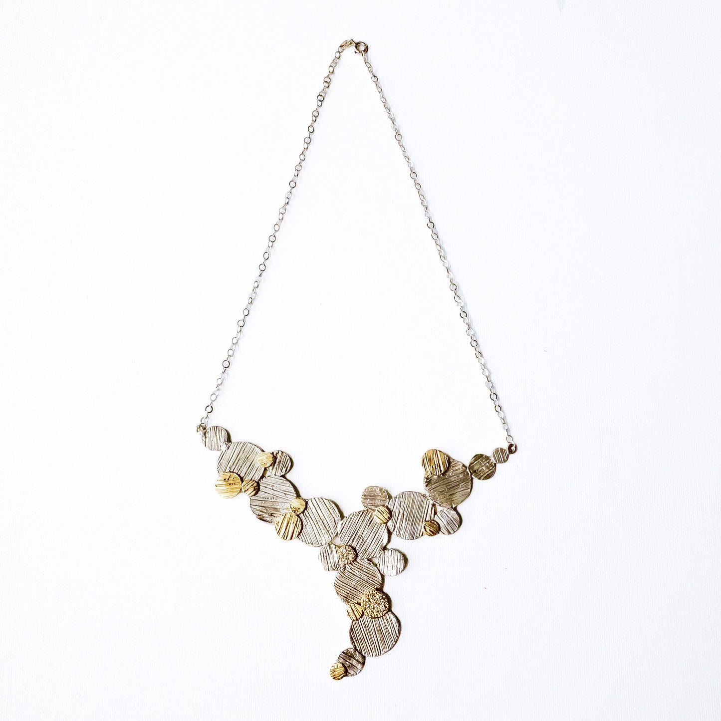 Textured Circles Necklace #2