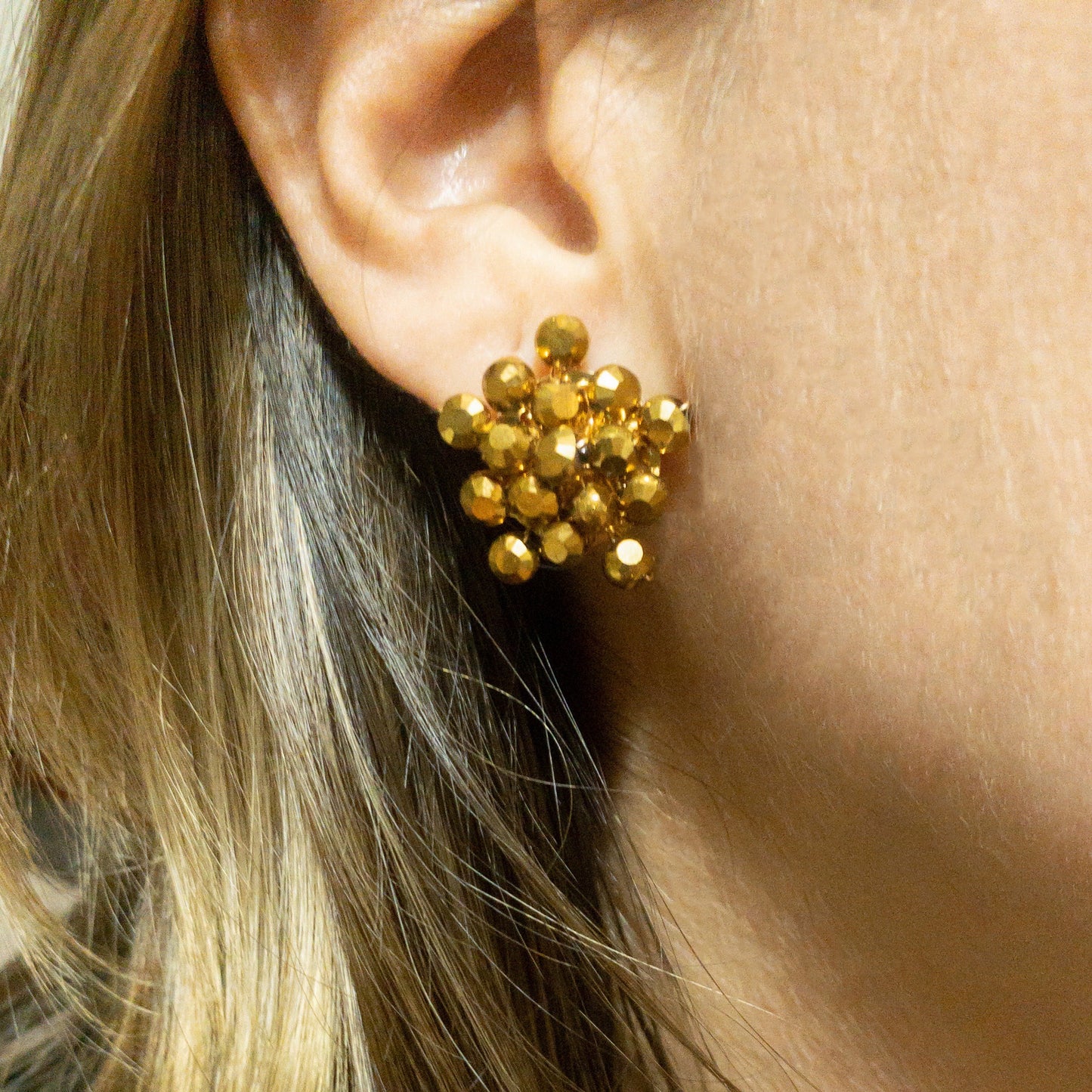 Pendientes de cristal de fiesta Starburst