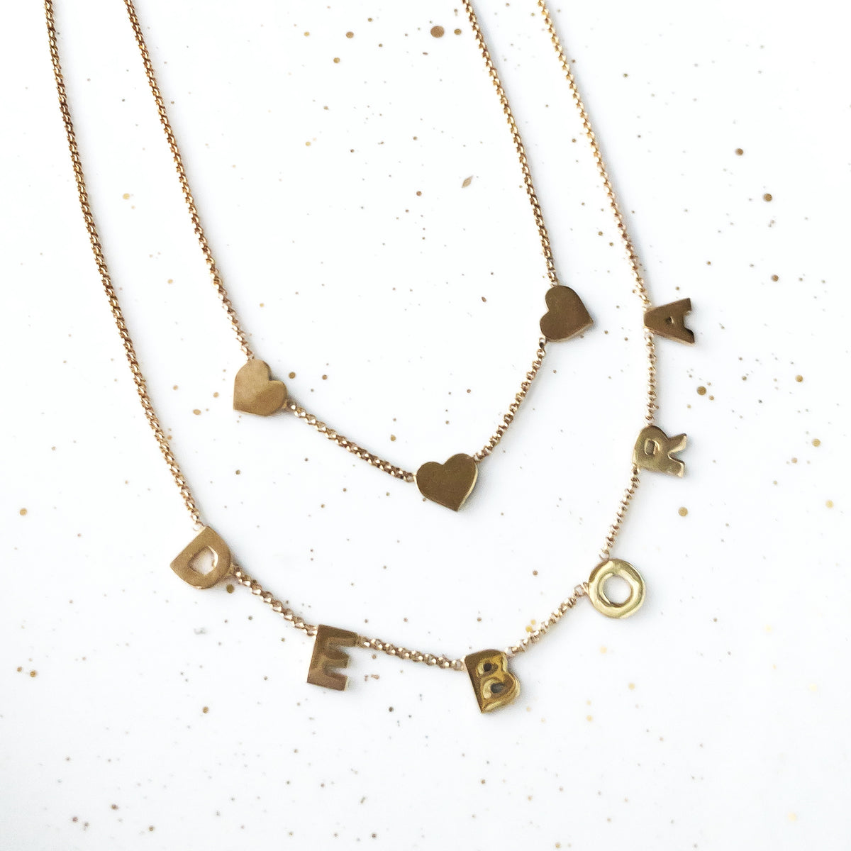 Dangling Letter Necklace