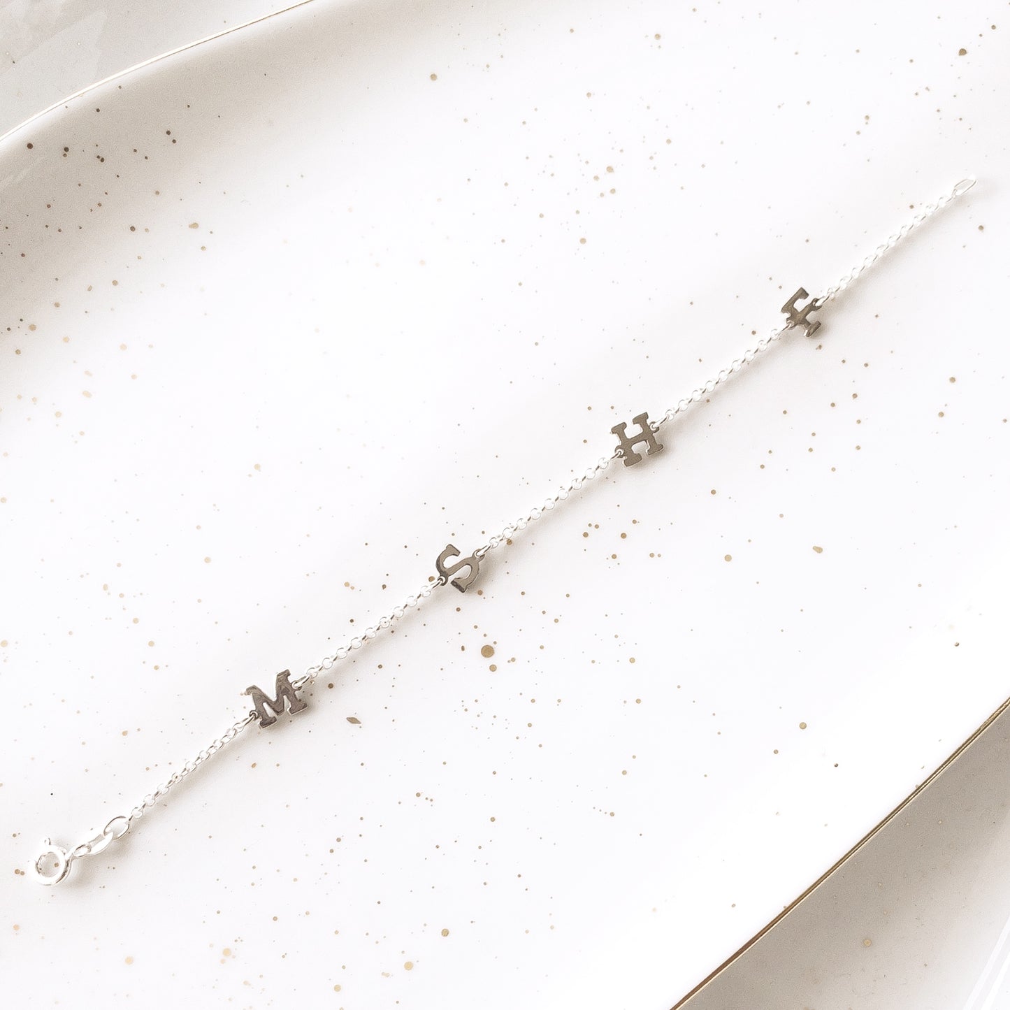 Pulsera Cuatro Iniciales