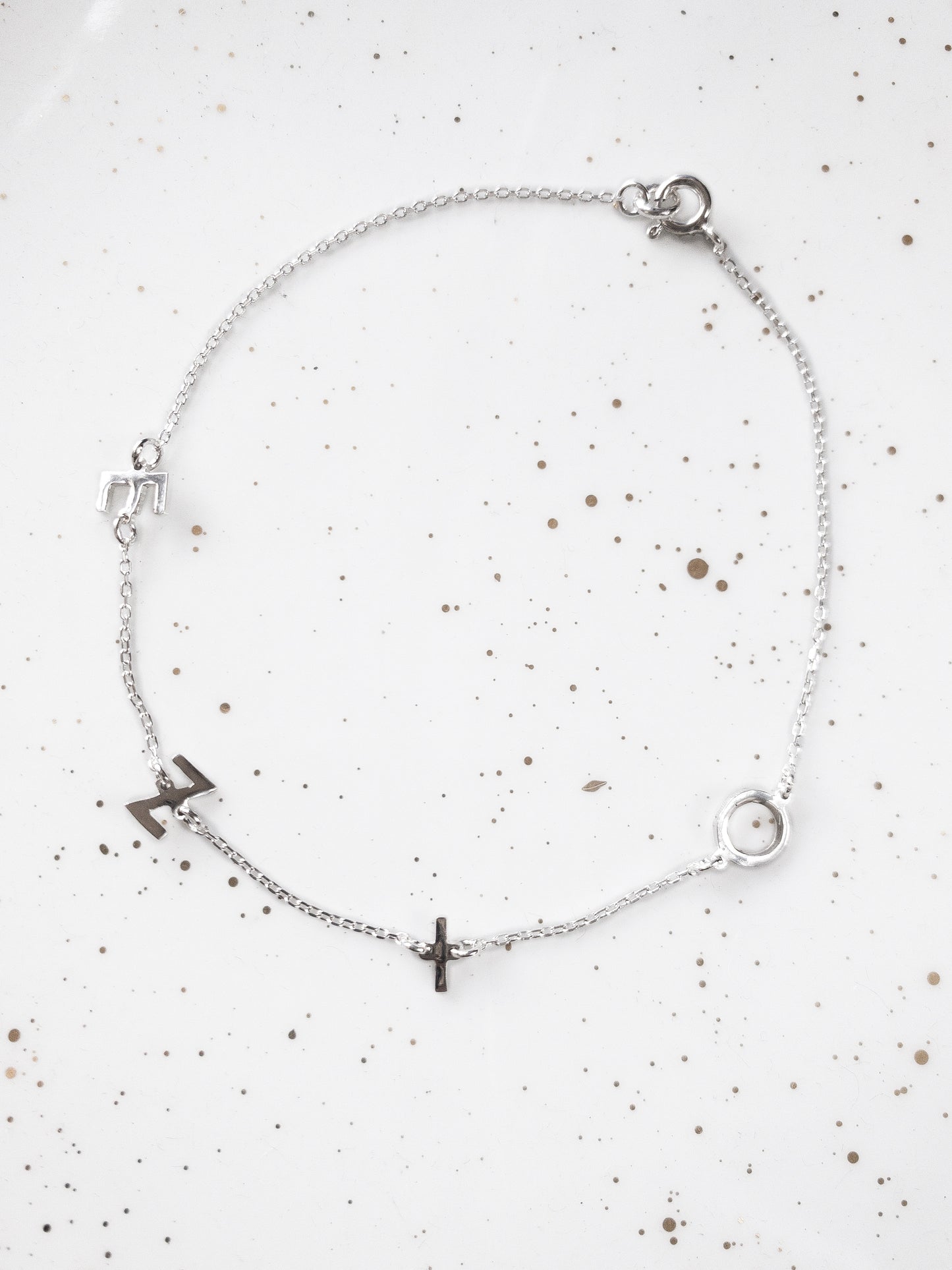 Pulsera Cuatro Iniciales