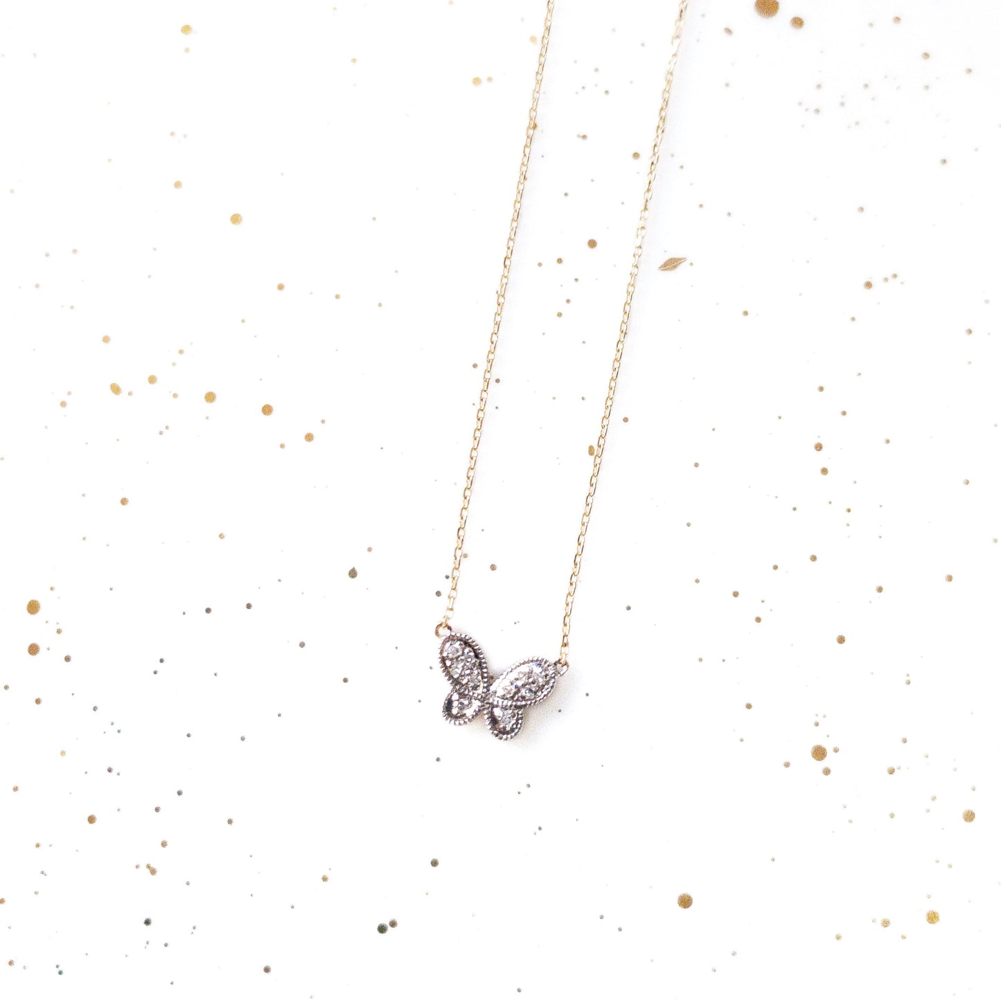 Butterfly Gold Necklace