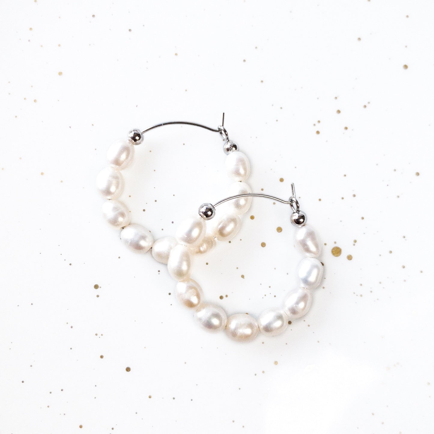 Pearl Hoops