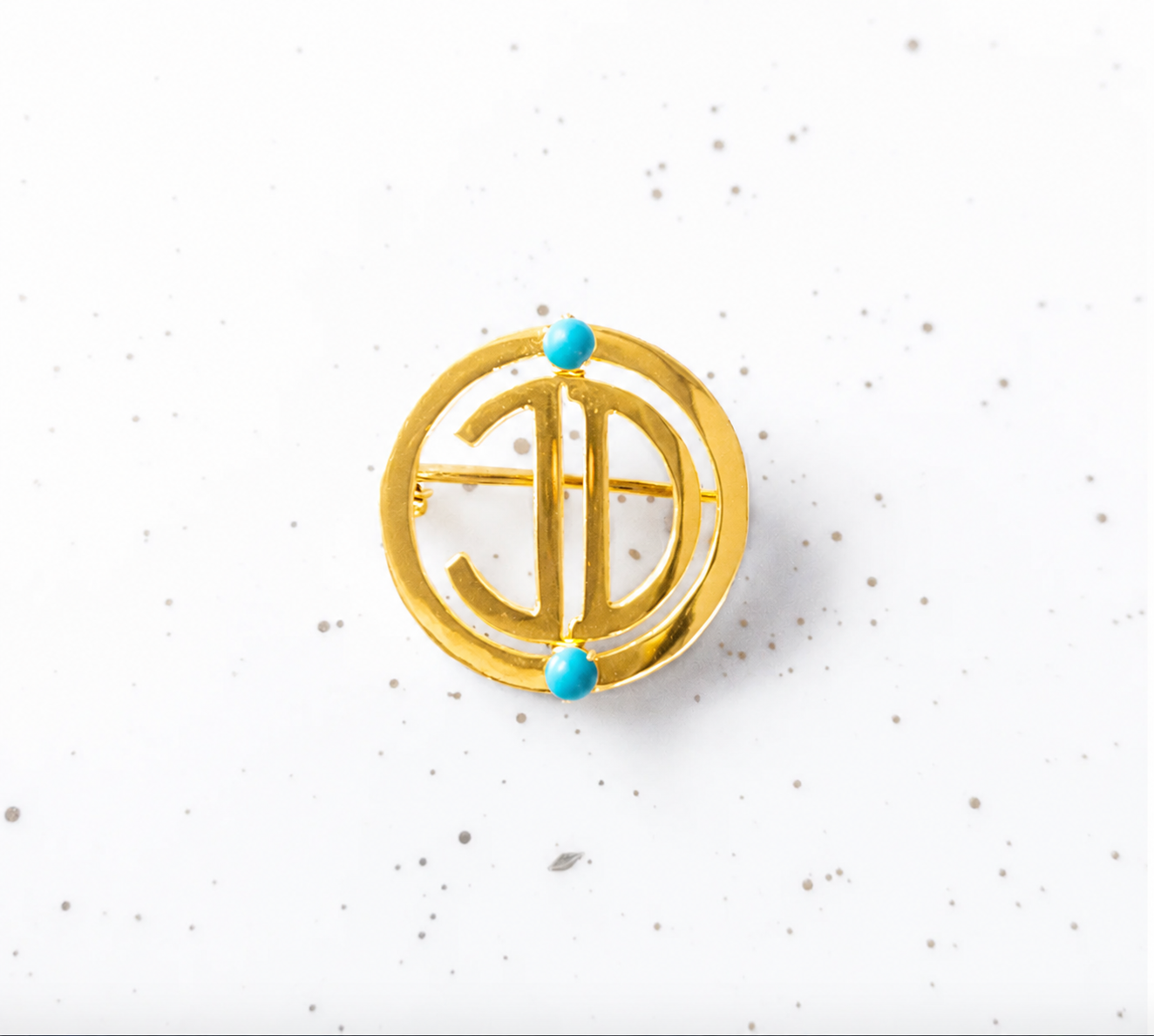 Initials Baby Pin