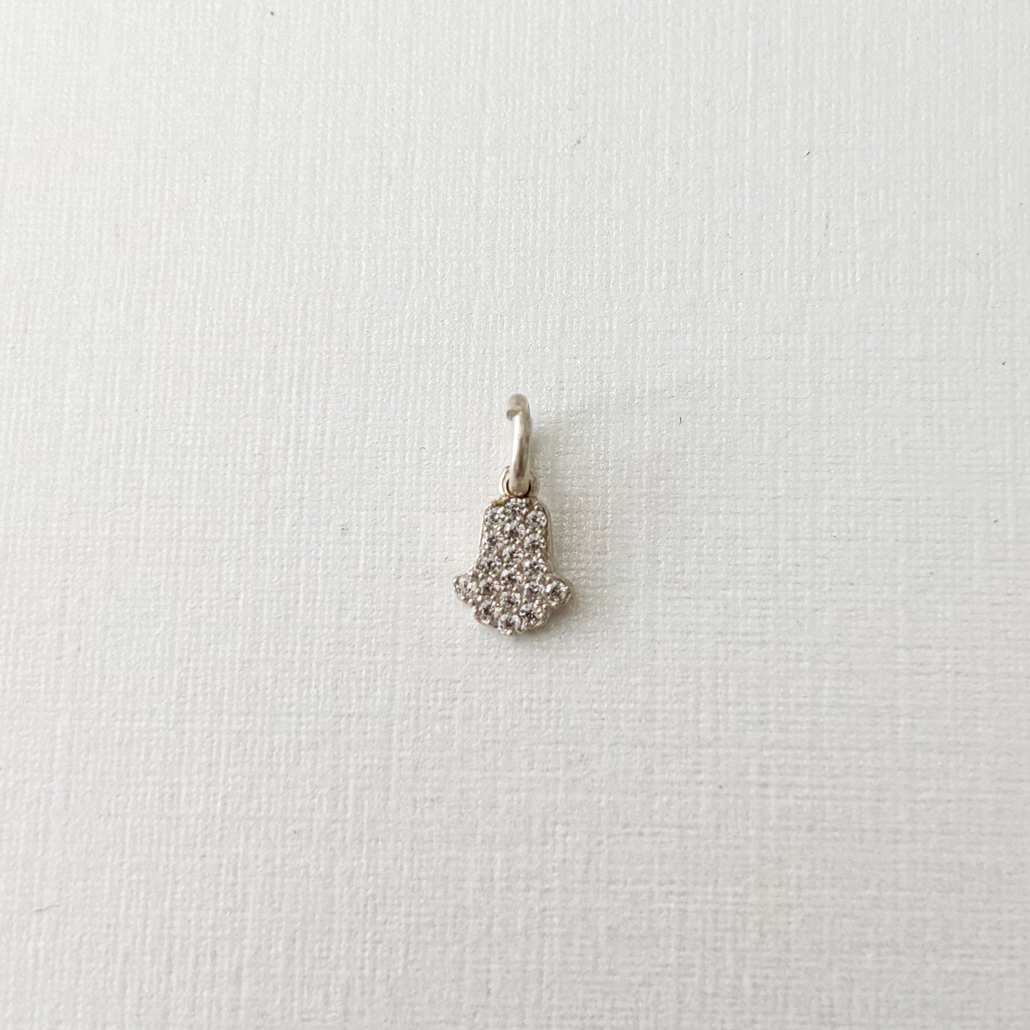 Hamsa hand charm for baby pin
