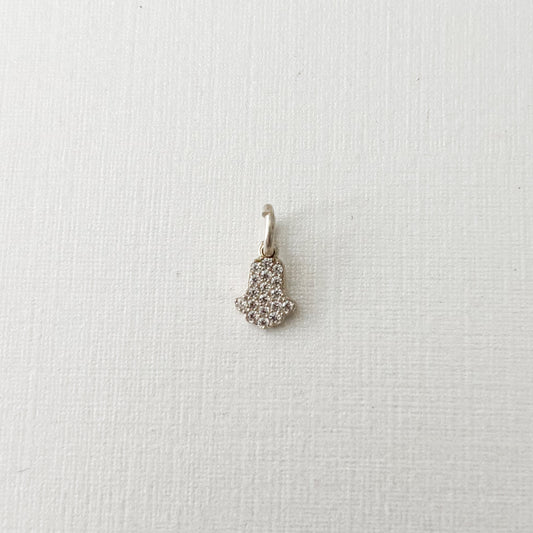 Hamsa hand charm for baby pin