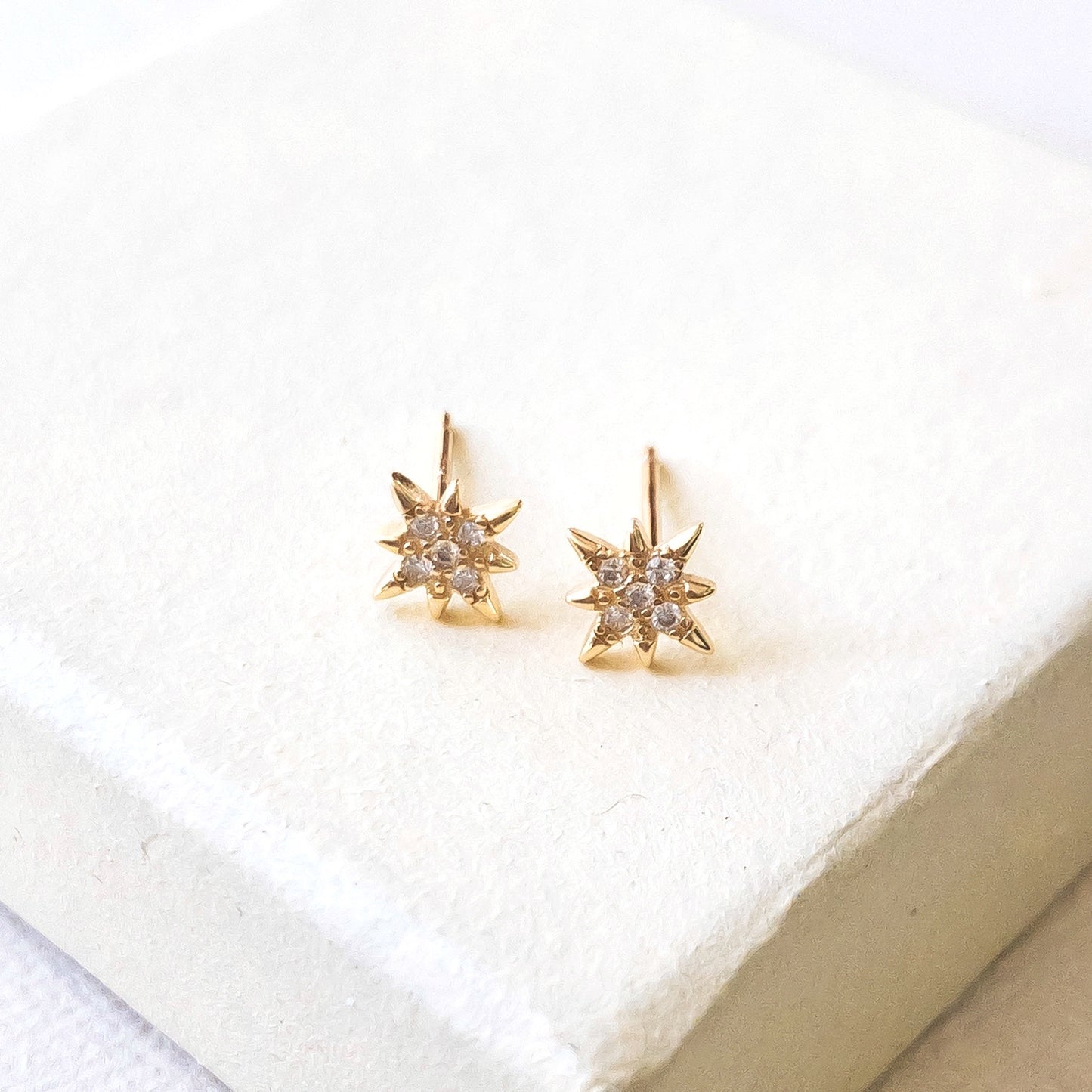 Pendientes Mini Estrella Brújula