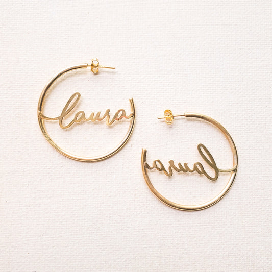 Pendientes Aro Laura Plata